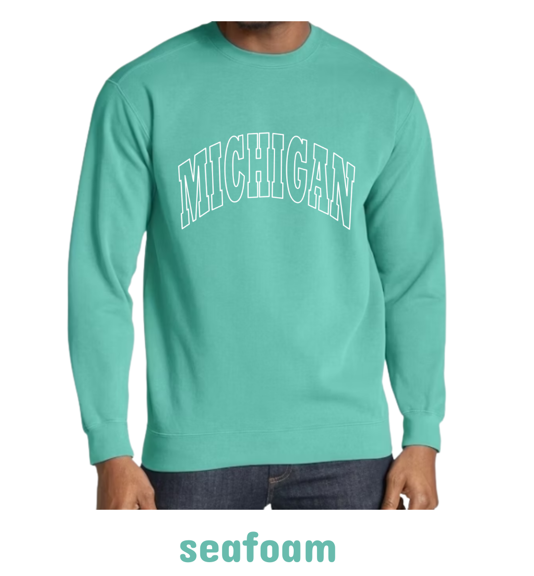 Spring Michigan crewneck